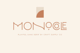 Monocole Free Font Family