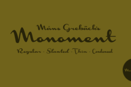 Monoment Font