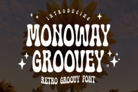 Monoway Groovey Font