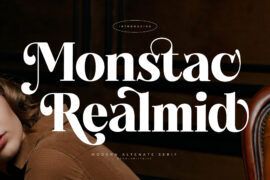 Monstac Realmid DEMO VERSION Font Family