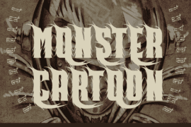 Monster Cartoon Demo Font