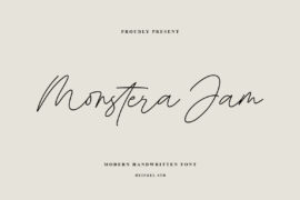 Monstera Jam Font