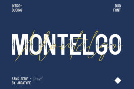 Montelgo Sans Serif Font Family