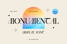 Monumental Font