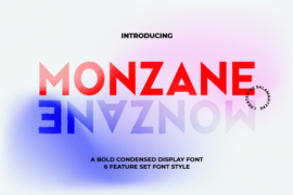 Monzane Font Family