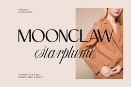 MOONCLAW Starplume Free Trial Font