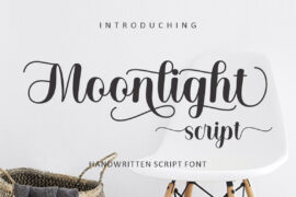 Moonlight Script Font