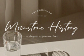 Moonstone History Font