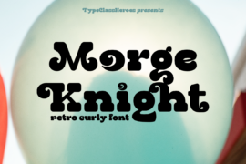 Morge Knight Demo Font