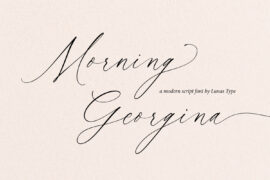 Morning Georgina Font
