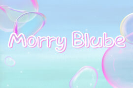 Morry Blube Font