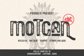 Motgan Personal Use Only Font Family
