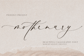 Mothenary Font