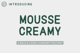Mousse Creamy Font