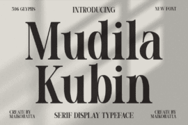 Mudila Kubin Font