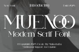 MUENOO Font