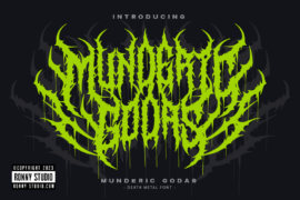 Munderic Godas DEMO Font