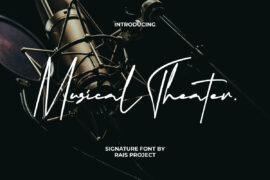 Musical Theater Demo Font