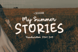 My Summer Stories Script Font