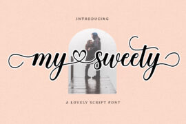 my sweety Script Font