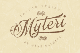 Myteri PERSONAL USE ONLY Font Family