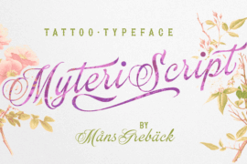 Myteri Script PERSONAL USE ONLY Font Family