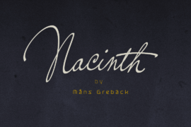 Nacinth PERSONAL USE Font Family