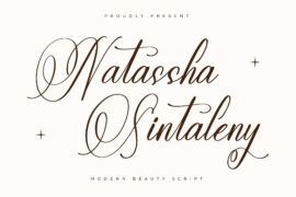 Natassha Sintaleny DEMO VERSION Font Family