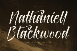 Nathaniell Blackwood DEMO VERSI Font Family