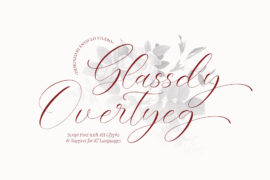 NCL Glassdy Overtyeg Font