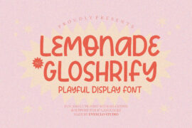 NCL Lemonade Gloshrify Font