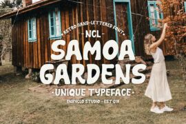 NCL Samoa Gardens Font