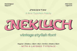 NEKLUCH Trial Font