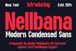 Nellbana Font