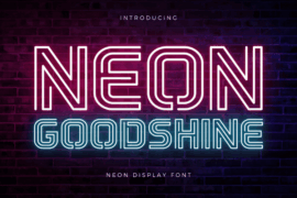 Neon Goodshine Font
