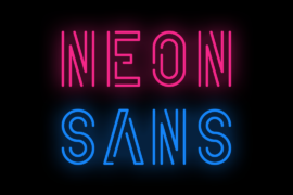 Neon Sans Font