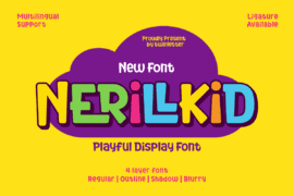 NERILLKID Trial Font