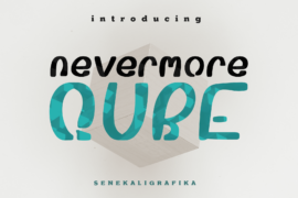 Nevermore Qube Demo Font