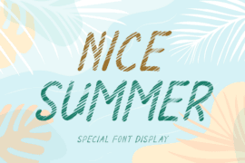Nice Summer Font Family