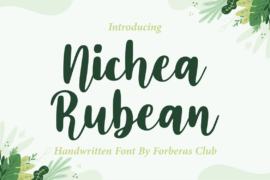 Nichea Rubean Font