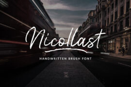 Nicollast Demo Font