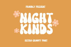 NIGHT KINDS Font