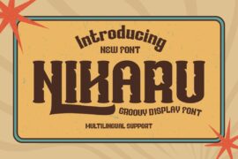 NIKARU Font