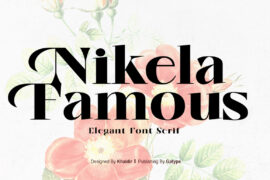 Nikela Famous Font
