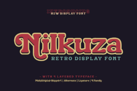 Nilkuza Trial Font