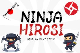 Ninja Hirosi Demo Font