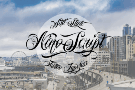 Nino Script PERSONAL USE ONLY Font