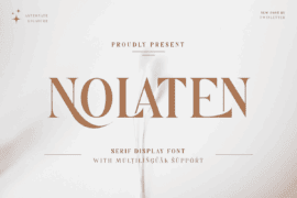 NOLATEN Trial Font