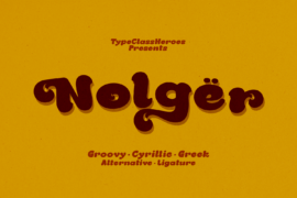 Nolger Demo Font
