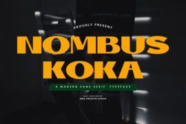 Nombus Koka Personal Use Font